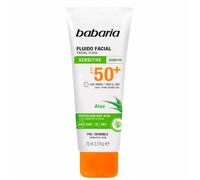 Babaria Fluid viso Pelle Sensibile SPF 50 75 ml - Fluido solare