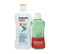 Babaria Kids Protector Solar Spf50 Resistente Al Agua 200ml Balsamo After Sun 1u