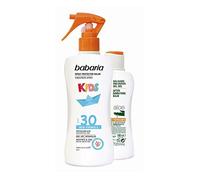 BABARIA KIDS SPRAY PROTECTOR SOLAR INFANTIL SPF 30 200 ML + AFTER SUN ALOE 100 ML SET REGALO