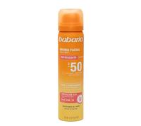 Babaria - Bruma Solare Viso SPF50 | Applicazione 360° | Resistente all'Acqua e al Trucco | Rapido Assorbimento | Pelli Sensibili | Coral Friendly | 75 ml