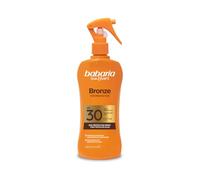 Babaria - Spray Solare Bronze Aloe SPF30 | Acceleratore di Abbronzatura | Idratante con Aloe Vera | Resistente all'Acqua | Coral Friendly | Vegano | 200 ml