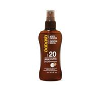 Babaria - Olio Spray Solare Bronze al Cocco SPF20 | Acceleratore di Abbronzatura | Dorato e Luminoso | Resistente all'Acqua | Coral Friendly | Vegano | 200 ml