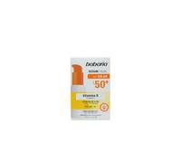 Babaria Siero Solare Viso SPF50 Vitamina D Antiossidante | Texture leggera e invisibile. Antirughe, per uso quotidiano estate e inverno, 30 ml.