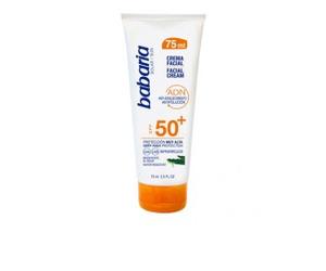 Babaria Solar Adn Aloe Vera Facial Sun Cream SPF50+ 75ml