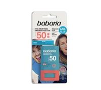 Babaria Blue Face Sun Stick stick idratante protettivo per viso e punti sensibili SPF 50 20 ml