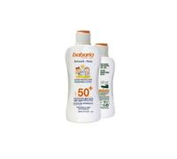 Babaria Crema Solare Bambini Lozione Idrorepellente Spf50 200ml Set 2 Pezzi