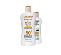 Babaria Crema Solare Bambini Lozione Idrorepellente Spf50 200ml Set 2 Pezzi