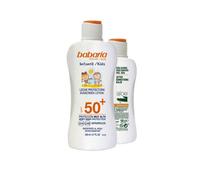 Babaria Sun Kids Sunscreen Lotion Water Resistant Spf50 200ml Set 2 Pieces