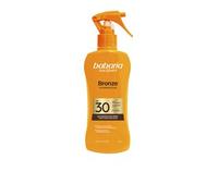 Babaria - Spray Solare Bronze Aloe SPF30 | Acceleratore di Abbronzatura | Idratante con Aloe Vera | Resistente all'Acqua | Coral Friendly | Vegano | 200 ml