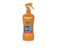Babaria - Spray Solare Hydra Aloe SPF50 | Idratazione Profonda con Esoxomi | Protezione Alta | Resistente all'Acqua | Coral Friendly | Vegano | 200 ml