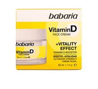 Crema Viso Vitamina D 50ml - Idratante Antietà, Antiossidante, Pelle Radiante e Rivitalizzata - Uso quotidiano - Stimola la produzione di recettori della vitamina D, Vitamina E ed Emollienti
