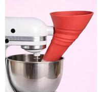 Babaroce Imbuto pieghevole in silicone per mixer KitchenAid 2026, per miscelatori KitchenAid, accessorio per versare, imbuto per uso alimentare, senza BPA, adatto a miscelatori da 4,5 QT, 5,5 QT, 6 QT