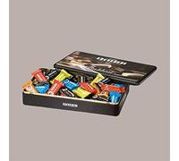 BABBI Babbini Waferini Assortiti al Cioccolato Bianco e Fondente, Confezione Regalo in Latta, 300g, 27 Pezzi, Piccoli Piaceri Lucgel