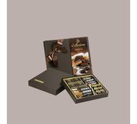 BABBI La Collezione Fondente, Confezione Regalo Assortimento Wafer e Praline al Cioccolato Fondente, 227g, 16 Pezzi con Viennesi, Gran Waferino, Babbini e CuBon, Lucgel