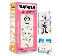 Babble - Gioco di carte di conversazione per bambini, gioco di carte con | Per età 5+, 150 carte domanda, 25 gratta e vinci, 2+ giocatori. Perfetto per la serata di gioco in famiglia