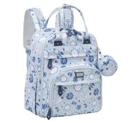 BabbleRoo Borsa per pannolini, borsa da viaggio per bambini, multifunzione, impermeabile, borsa essenziale da viaggio con fasciatoio, cinghie per passeggino e custodia per ciuccio, unisex, cosmico