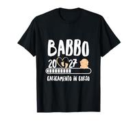 Babbo 2027, Gravidanza Padre, Futuro papà 2027 Loading Maglietta