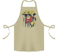 Babbo Monster Giapponese Natale Cotone Grembiule 100% Biologico