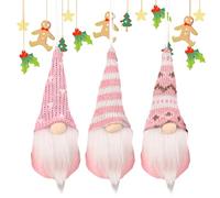 Babbo Natale - 1,5 pollici, bambola senza volto, decorazione Rudolph per le vacanze, decorazione di peluche | Gnomes svedese peluche per feste di Natale, decorazione della casa, decorazione