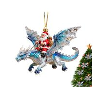 Babbo Natale 2D, Babbo Natale che un drago, decorazione
