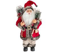 Babbo Natale 40cm Addobbo decorativo Decorazione Festa Natalizia standing