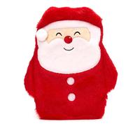 Borsa d'Acqua Calda con Cover in Peluche - 1L - Babbo Natale