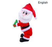 Babbo Natale allegro che twerka, Babbo Natale che scuoti il sedere e balla, O7G9