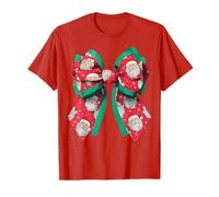Babbo Natale Babbo Natale Ragazza Coquette Natale Maglietta