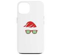Babbo Natale barba cappello occhiali da sole barba Custodia per iPhone 13