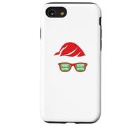 Babbo Natale barba cappello occhiali da sole barba Custodia per iPhone SE (2020) / 7/8