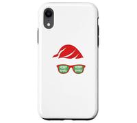 Babbo Natale barba cappello occhiali da sole barba Custodia per iPhone XR