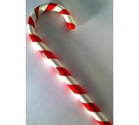 Babbo Natale bellissimo bastone da passeggio con canna di caramelle finitura ...