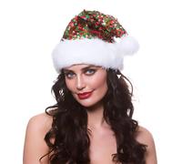 Babbo Natale Cappello Uomo Donna Deluxe Santas Accessorio Vestito Festa di
