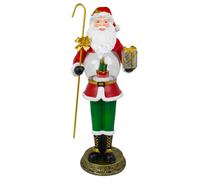 Babbo Natale Carillon H45 cm in Resina con Musica e Luci