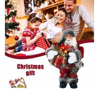 Babbo Natale che canta e balla Babbo Natale che dondola Babbo Natale che canta e balla Decorazioni natalizie di Babbo Natale