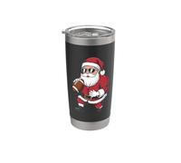 Babbo Natale che gioca a calcio Bicchiere termico in acciaio inox doppia parete