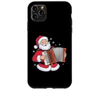 Babbo Natale che gioca a fisarmonica Natale Custodia per iPhone 11 Pro Max