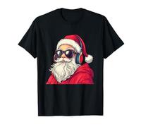 Babbo Natale Che Porta Musica alle Vacanze Maglietta