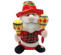 COSE DA CASA Babbo Natale con Maracas con Movimento e Musica Decorazioni addobbi Natalizi Idea Regalo Bambini
