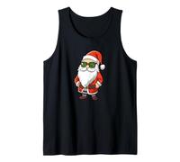 Babbo Natale con occhiali da sole Babbo Natale che indossa occhiali da sole Canotta