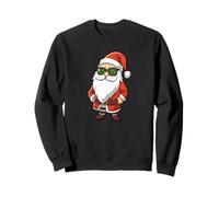 Babbo Natale con occhiali da sole Babbo Natale che indossa occhiali da sole Felpa