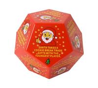 Babbo Natale dadi, facile da giocare e incoraggia l'interazione, 7.8x7.8x6.5cm, dadi di scambio di Babbo Natale, giocattolo di ruolo divertente, sicurezza da usare, per donne, uomini, vacanze