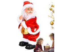 Babbo Natale - Dancing Christmas Boll, Animated Santa Figure | Towerking Babbo Natale giocattolo, giocattolo da ballo di vacanza interattiva, divertimento per bambini feste natalizie e decorazioni per