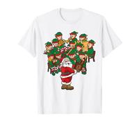 Babbo Natale direttore d'orchestra scuola di musica bambini Maglietta