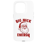 Babbo Natale divertente Natale Big Nick Energy Custodia per iPhone 15 Pro