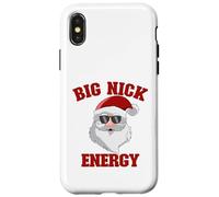 Babbo Natale divertente Natale Big Nick Energy Custodia per iPhone X/XS