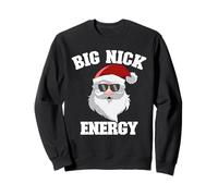 Babbo Natale Divertente Natale Big Nick Energy Felpa