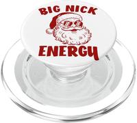 Babbo Natale divertente Natale Big Nick Energy PopSockets PopGrip per MagSafe