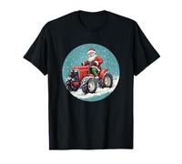 Babbo Natale e Il Suo Trattore Portano allegria alla Fattoria Maglietta