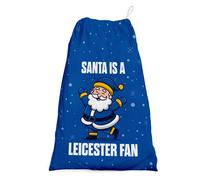 Babbo Natale È Un Tifoso Del Leicester - Sacco Di Natale - Calcio